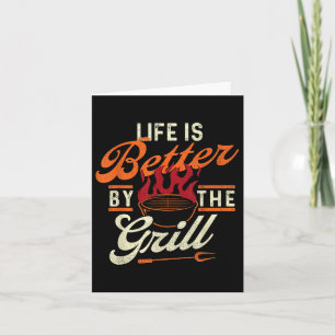 Cartão Camisas De Churrasco Engraçadas A Vida É Melhor Pa