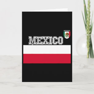 Cartão Camisas de futebol mexicanas verdes bandeira Kits
