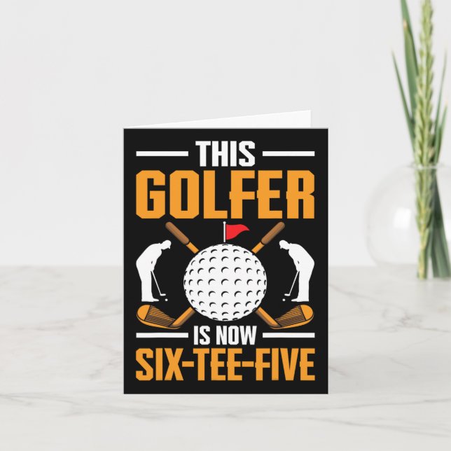 Cartão Camisas De Golfe De Aniversário Para Golfistas De  (Frente)