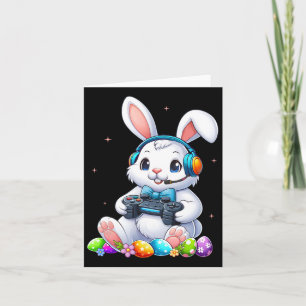 Cartão Camisas de Páscoa Coelho Ovo Engraçado Meninos Men