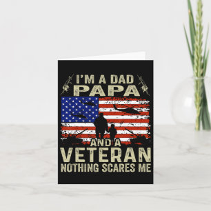 Cartão Camisas de Veteranos para Homens Dia dos Pais Eu S