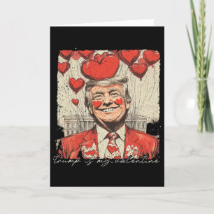 Cartão Camisas feias engraçadas Trump é meu namorado Trum
