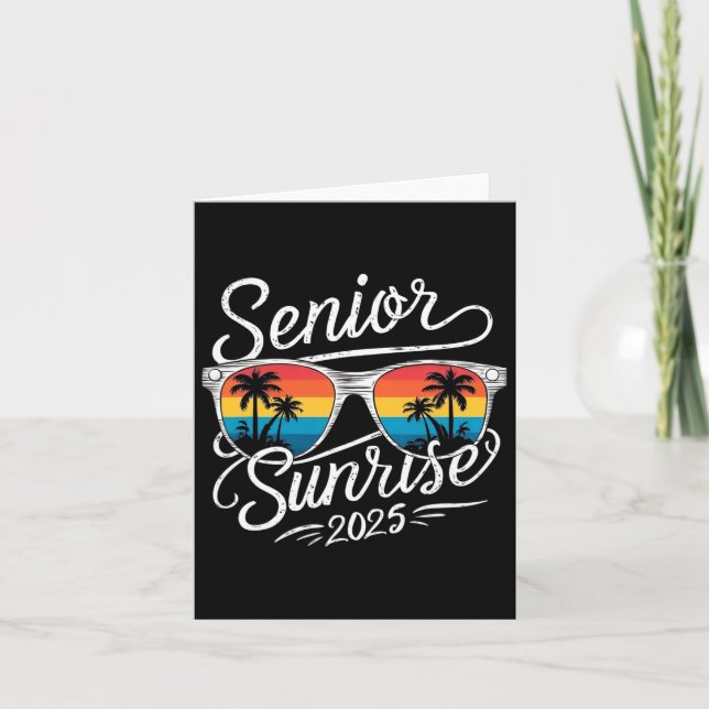 Cartão Camisas Senior Sunrise 2025 Camisa de Seniores de  (Frente)