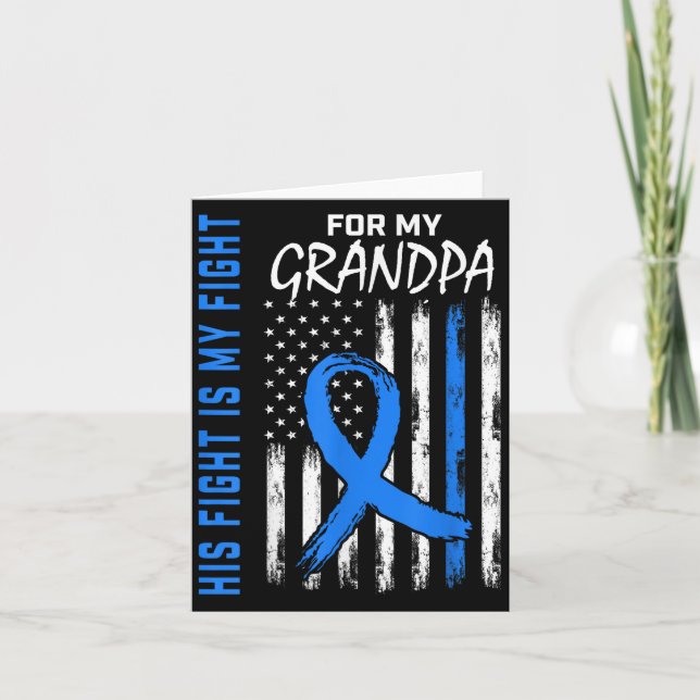 Cartão Camiseta Azul Conscientização sobre Diabetes É Min (Frente)