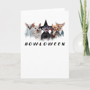 Cartão camiseta chihuahua chihuahua costume halloween