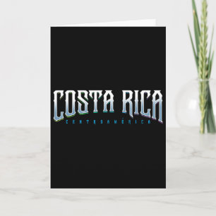 Cartão Camiseta Costa Rica - Eco Viagem Praia Designer Su