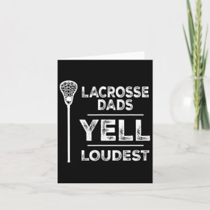 Cartão Camiseta de Presente de Dia dos Pais de Lacrosse M
