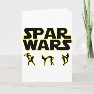 Cartão Camiseta De Taekwondo Mma Caratê Spar Wars