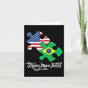 Cartão Camiseta do Dia da Independência do Brasil e EUA 4