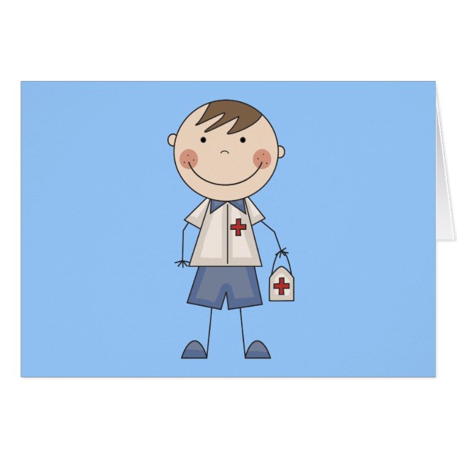 Cartão Camiseta e presentes básicos do homem EMT (Frente Horizontal)