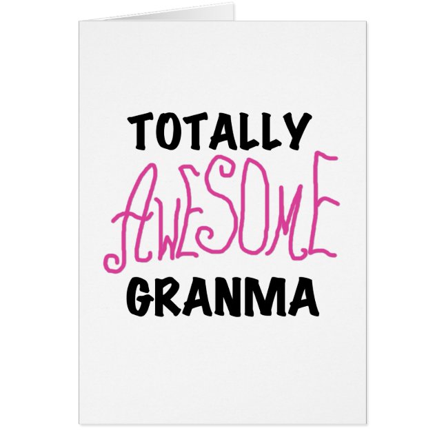 Cartão Camiseta e presentes cor-de-rosa totalmente (Frente)