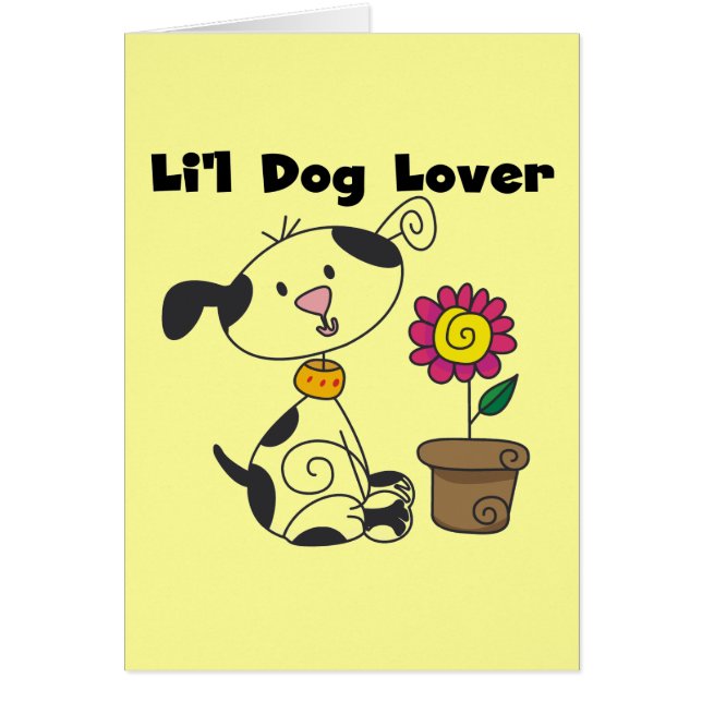 Cartão Camiseta e presentes do amante do cão de Dalmation (Frente)