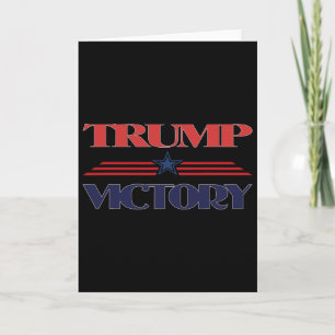 Cartão Camiseta Eleição Presidente Vitória Trump América