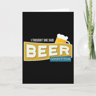 Cartão Camiseta engraçada de apoio ao pai cervejeiro Comp