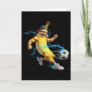 Cartão Camiseta engraçada de jogador de futebol Nana Cool