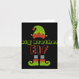 Cartão Camiseta Engraçada De Natal Do Irmão Mais Velho Du