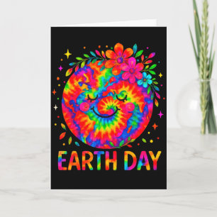 Cartão Camiseta Feliz Dia da Terra Terra Floral Dia da Te