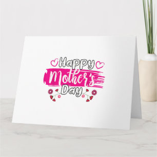 Cartão Camiseta Feliz Dia das Mães 2025 para Mulheres Mãe