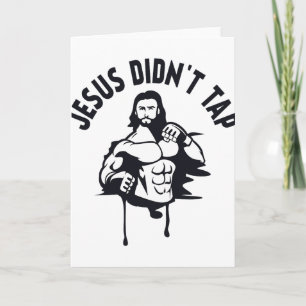 Cartão Camiseta Jesus Cristo Jesus Não Desistiu Mma Chris