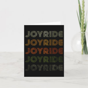 Cartão Camiseta Love Heart Joyride Estilo Vintage Grunge