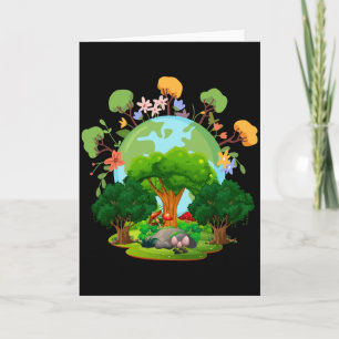 Cartão Camiseta Mãe Terra Ame Seu Planeta
