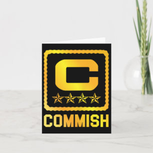 Cartão Camiseta Masculina Comissário Fantasy Futebol Draf