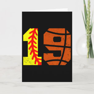 Cartão Camiseta Número 19 Softll Sketll Divertida Anivers