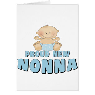 Cartão Camiseta Orgulhosa Nova Nonna