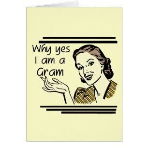 Cartão Camiseta retro e presentes do grama