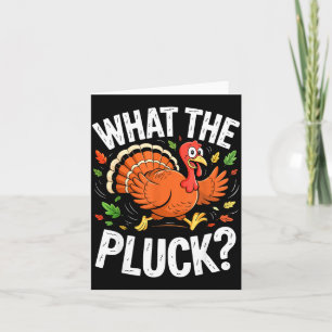 Cartão Camiseta What The Pluck Adulto Homens Mulheres Per