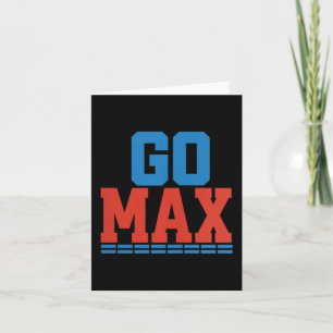Cartão Camiseta Womens Go Max! Go Max Go Big! Ou Vá Para 