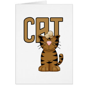 Cartão Camisetas e presentes de gato