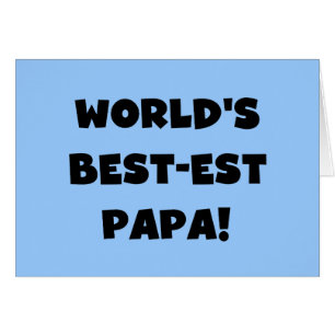 Cartão Camisetas e presentes de Papa mais aptos do mundo