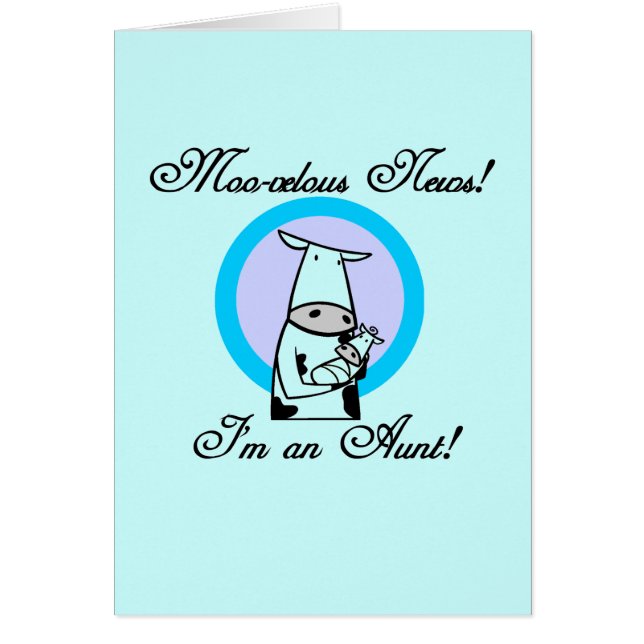 Cartão Camisetas e presentes de tia nova e veloz (Frente)