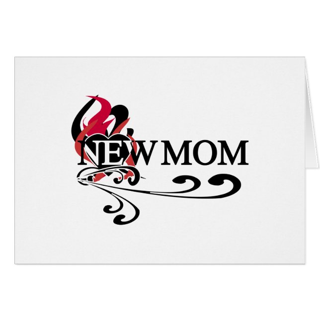 Cartão Camisetas e presentes do coração gótico (Frente Horizontal)