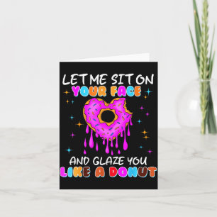 Cartão Camisetas Sujas de Donut Engraçadas e Constrangedo