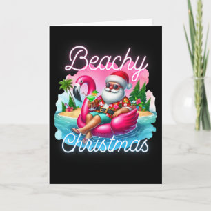 Cartão Camisetas Tropisanta Natal Praia Santa Praia Diver
