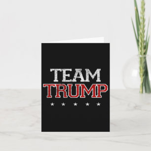 Cartão Camisetas Trump Maga Apoio Trump Presente Republic
