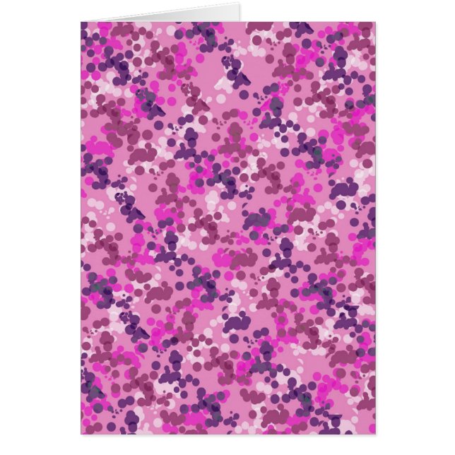 Cartão Camo pontilhado (Frente)