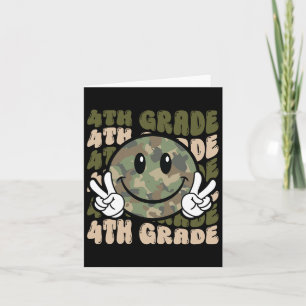 Cartão Camo Team 4º Grau Esquadrão Bruh Nós Apoiamos o Pr