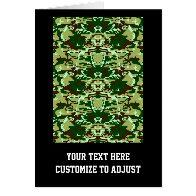 Cartão Camo verde (Frente)