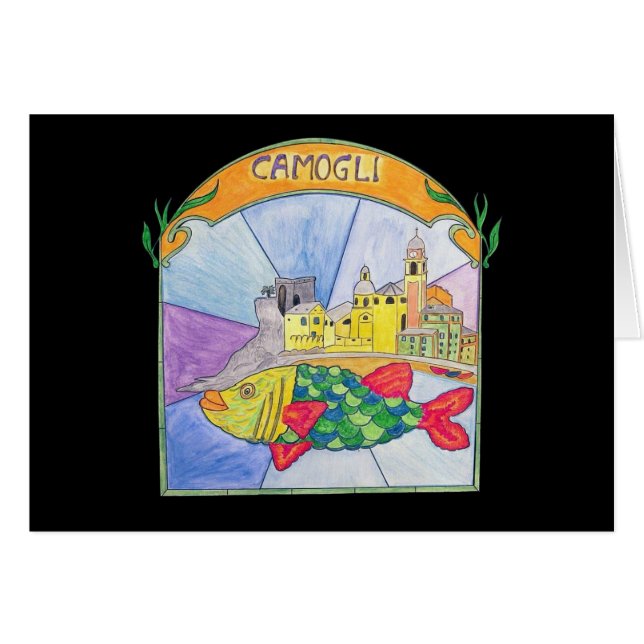 Cartão Camogli Fish (Frente Horizontal)