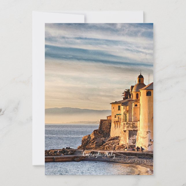 Cartão Camogli, Itália (Frente)
