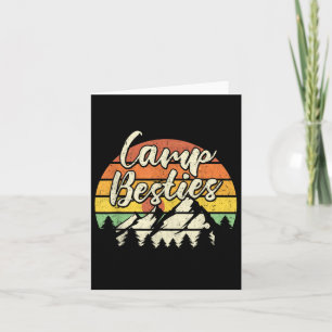 Cartão Camp Besties Fora do Sol Melhor Amigo Corresponden