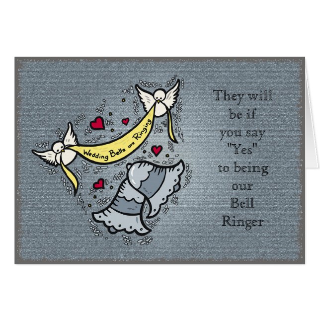 Cartão Campainha de Bell ou alguma necessidade do (Frente Horizontal)