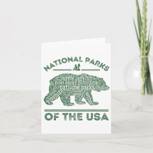 Cartão Campanha de Viagem do Urso Nacional no Exterior