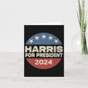 Cartão Campanha Eleitoral Harris 2024 Para Presidente 2