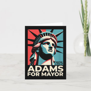 Cartão Campanha Eric Adams Para Prefeito De Nyc 2025 Pro