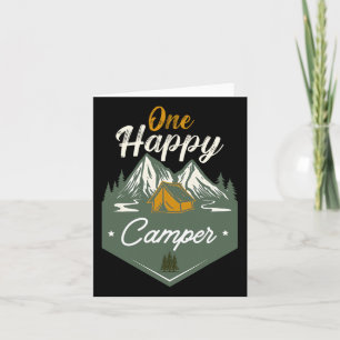 Cartão Campanha Feliz de Feliz Feliz Aniversário Camping 