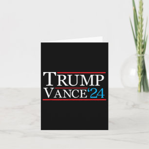 Cartão Campanha Trump Vance 2024 Trump Mens Jd Vanc